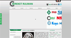 Desktop Screenshot of bereketrulman.com.tr